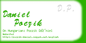 daniel poczik business card